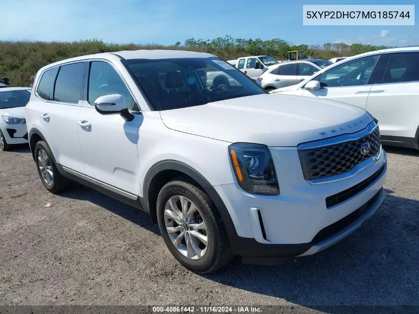 2021 Kia Telluride Lx VIN: 5XYP2DHC7MG185744 Lot: 40861442