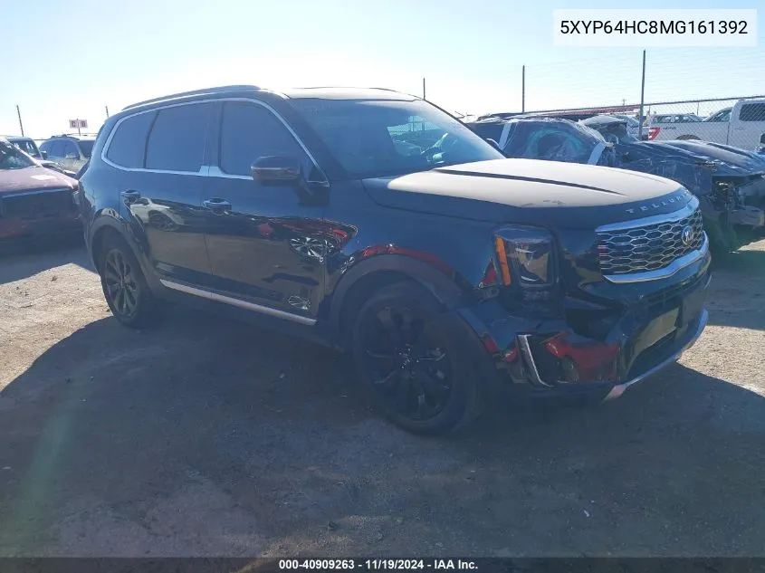 2021 Kia Telluride S VIN: 5XYP64HC8MG161392 Lot: 40909263