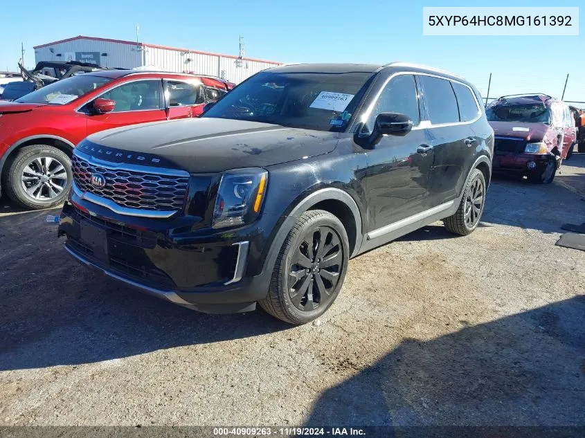 2021 Kia Telluride S VIN: 5XYP64HC8MG161392 Lot: 40909263