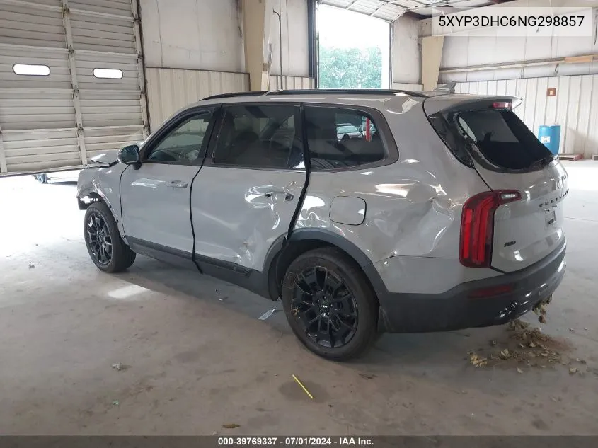 2022 Kia Telluride Ex VIN: 5XYP3DHC6NG298857 Lot: 39769337