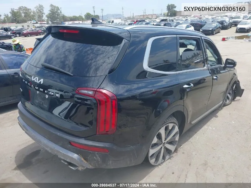 2022 Kia Telluride S VIN: 5XYP6DHCXNG306160 Lot: 39884537