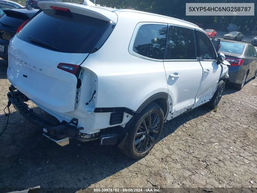 5XYP54HC6NG258787 2022 Kia Telluride Sx