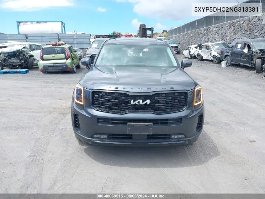 5XYP5DHC2NG313381 2022 Kia Telluride Sx