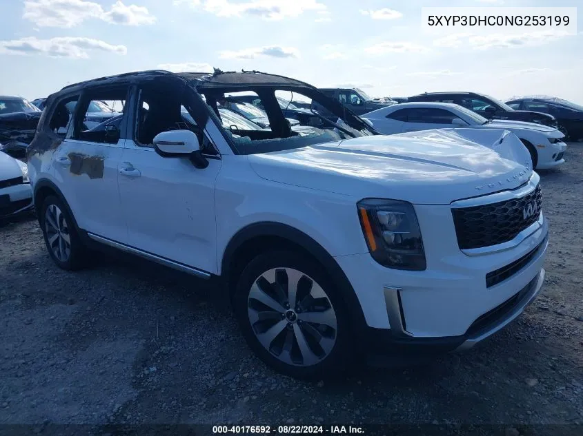 2022 Kia Telluride Ex VIN: 5XYP3DHC0NG253199 Lot: 40176592