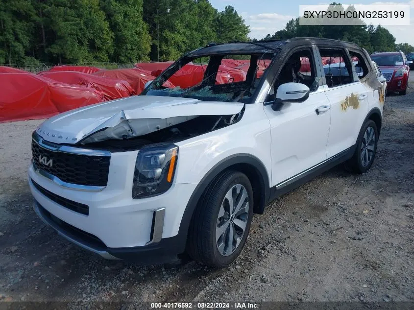 2022 Kia Telluride Ex VIN: 5XYP3DHC0NG253199 Lot: 40176592