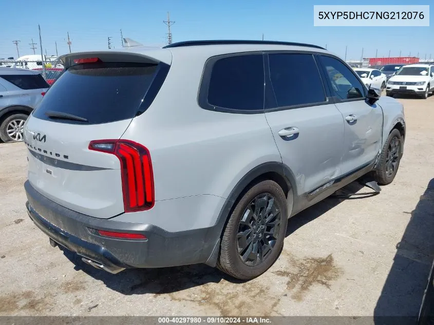 5XYP5DHC7NG212076 2022 Kia Telluride Sx