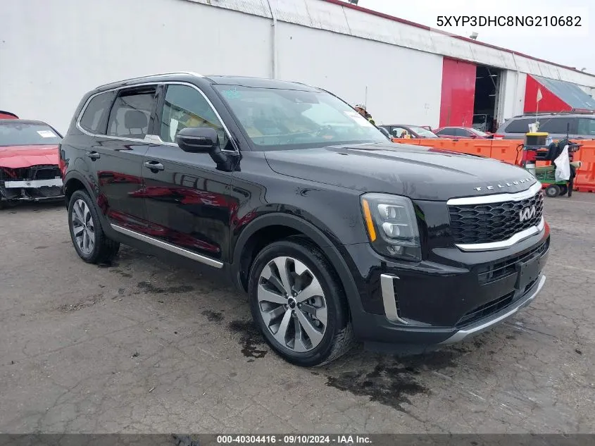 2022 Kia Telluride Ex VIN: 5XYP3DHC8NG210682 Lot: 40304416