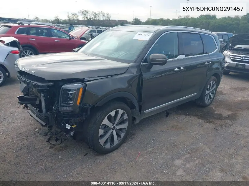 2022 Kia Telluride S VIN: 5XYP6DHC0NG291457 Lot: 40314116