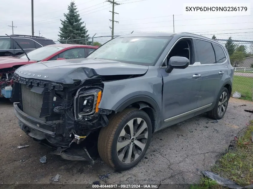 2022 Kia Telluride S VIN: 5XYP6DHC9NG236179 Lot: 40446917