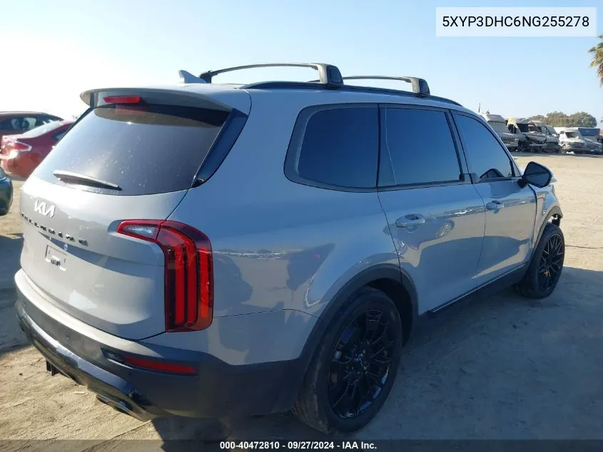 5XYP3DHC6NG255278 2022 Kia Telluride Ex