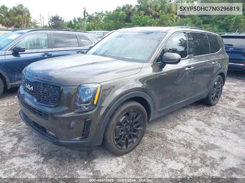 2022 Kia Telluride Sx VIN: 5XYP5DHC7NG296819 Lot: 40475869