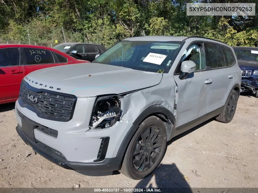 2022 Kia Telluride Sx VIN: 5XYP5DHC0NG279263 Lot: 40533707