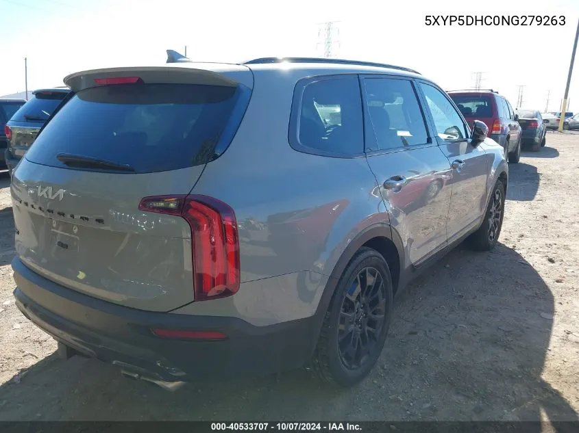 2022 Kia Telluride Sx VIN: 5XYP5DHC0NG279263 Lot: 40533707