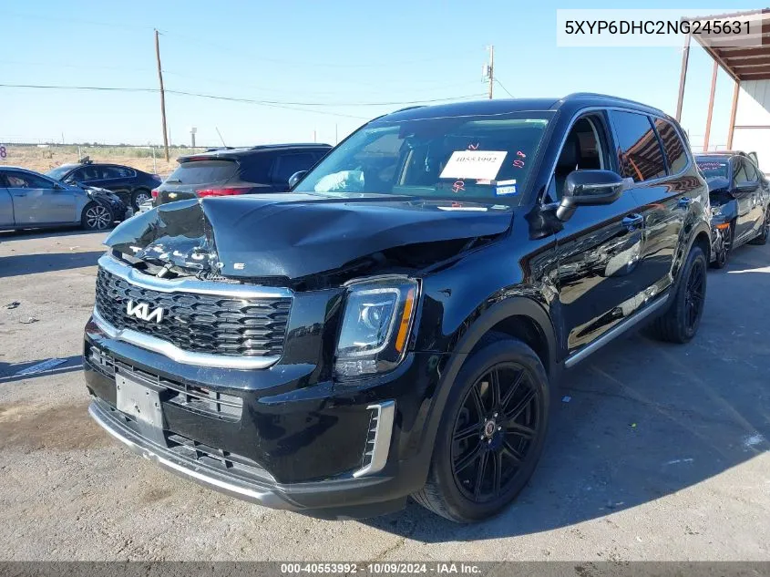 2022 Kia Telluride S VIN: 5XYP6DHC2NG245631 Lot: 40553992