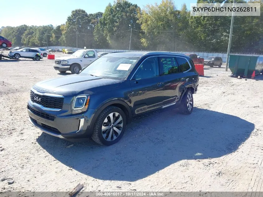 2022 Kia Telluride S VIN: 5XYP6DHC1NG262811 Lot: 40616017