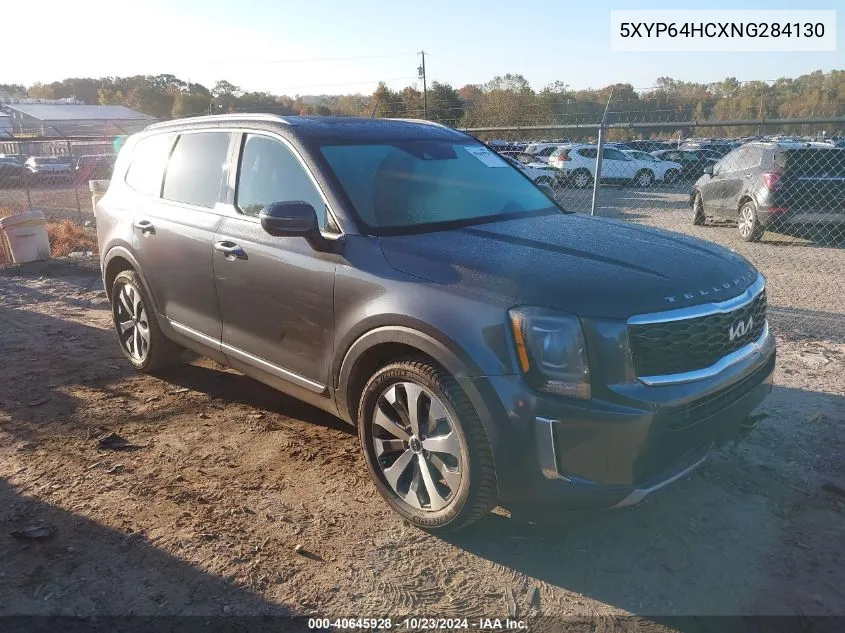 2022 Kia Telluride S VIN: 5XYP64HCXNG284130 Lot: 40645928