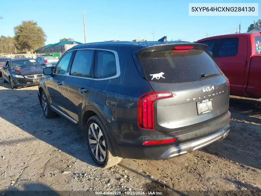 2022 Kia Telluride S VIN: 5XYP64HCXNG284130 Lot: 40645928