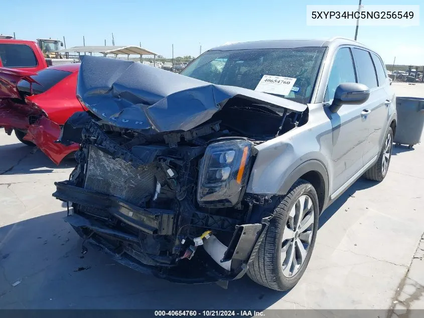 2022 Kia Telluride Ex VIN: 5XYP34HC5NG256549 Lot: 40654760