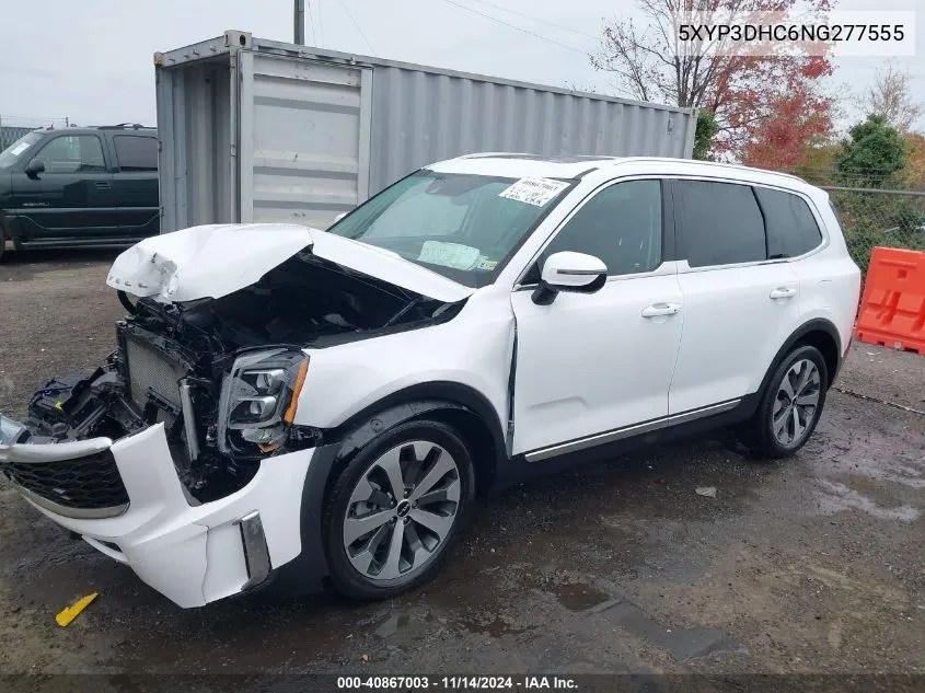 2022 Kia Telluride Ex VIN: 5XYP3DHC6NG277555 Lot: 40867003