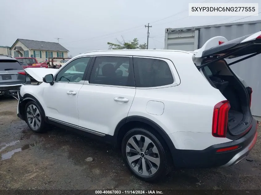 2022 Kia Telluride Ex VIN: 5XYP3DHC6NG277555 Lot: 40867003