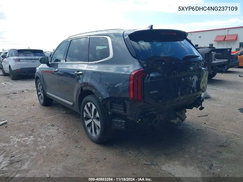 2022 Kia Telluride S VIN: 5XYP6DHC4NG237109 Lot: 40883284