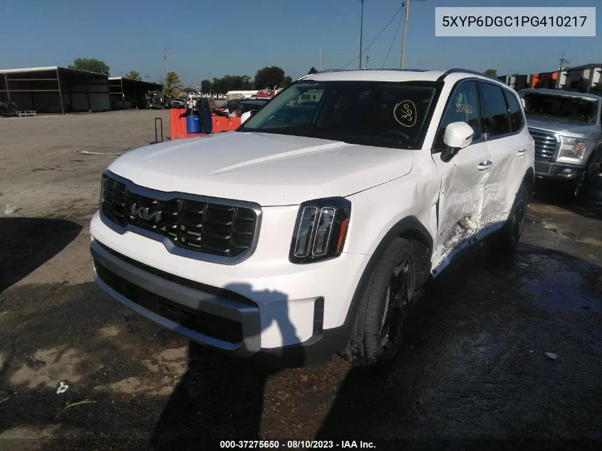 2023 Kia Telluride S VIN: 5XYP6DGC1PG410217 Lot: 37275650