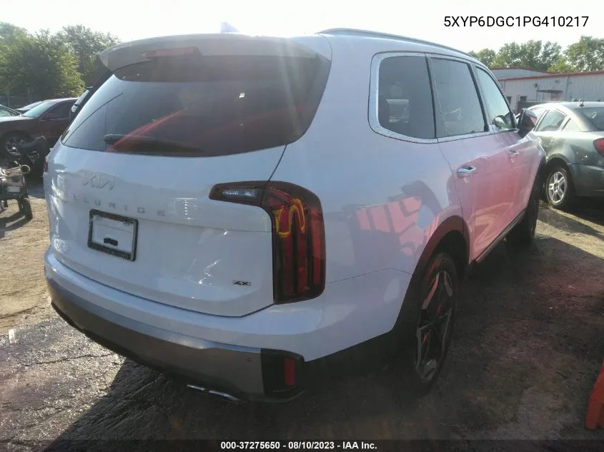 2023 Kia Telluride S VIN: 5XYP6DGC1PG410217 Lot: 37275650