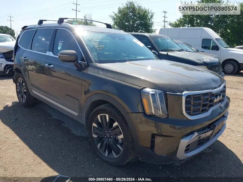 2023 Kia Telluride Sx Prestige VIN: 5XYP5DGC1PG380574 Lot: 39507460