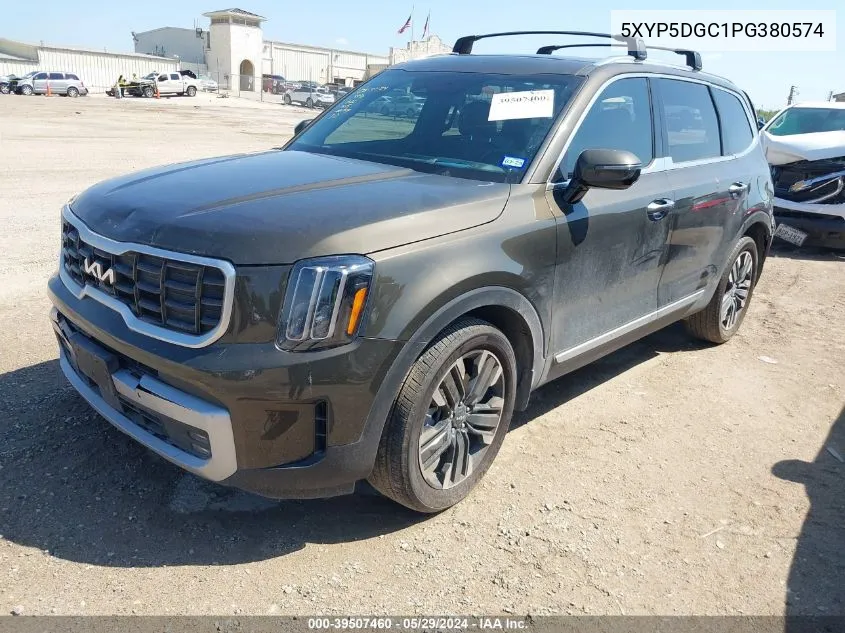 2023 Kia Telluride Sx Prestige VIN: 5XYP5DGC1PG380574 Lot: 39507460