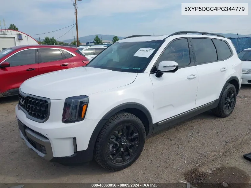 2023 Kia Telluride Sx Prestige X-Pro VIN: 5XYP5DGC4PG344779 Lot: 40063056