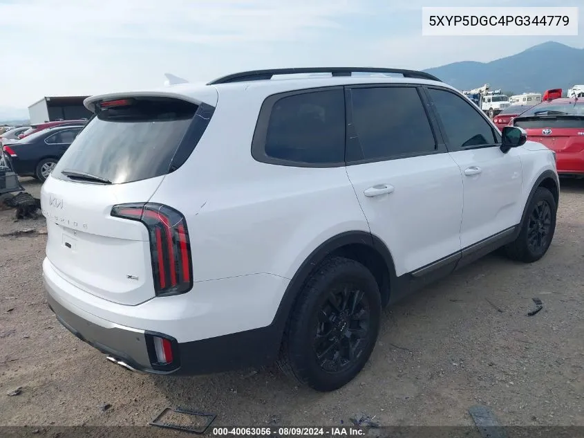 2023 Kia Telluride Sx Prestige X-Pro VIN: 5XYP5DGC4PG344779 Lot: 40063056