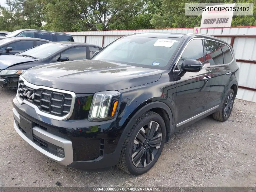 2023 Kia Telluride Sx VIN: 5XYP54GC0PG357402 Lot: 40098898