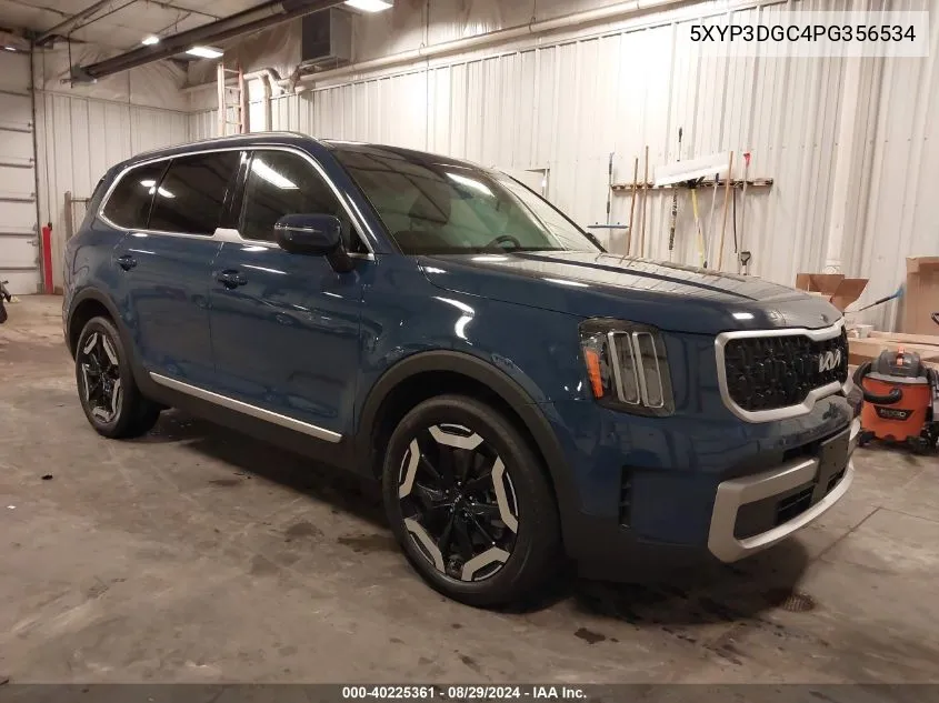 2023 Kia Telluride Ex VIN: 5XYP3DGC4PG356534 Lot: 40225361