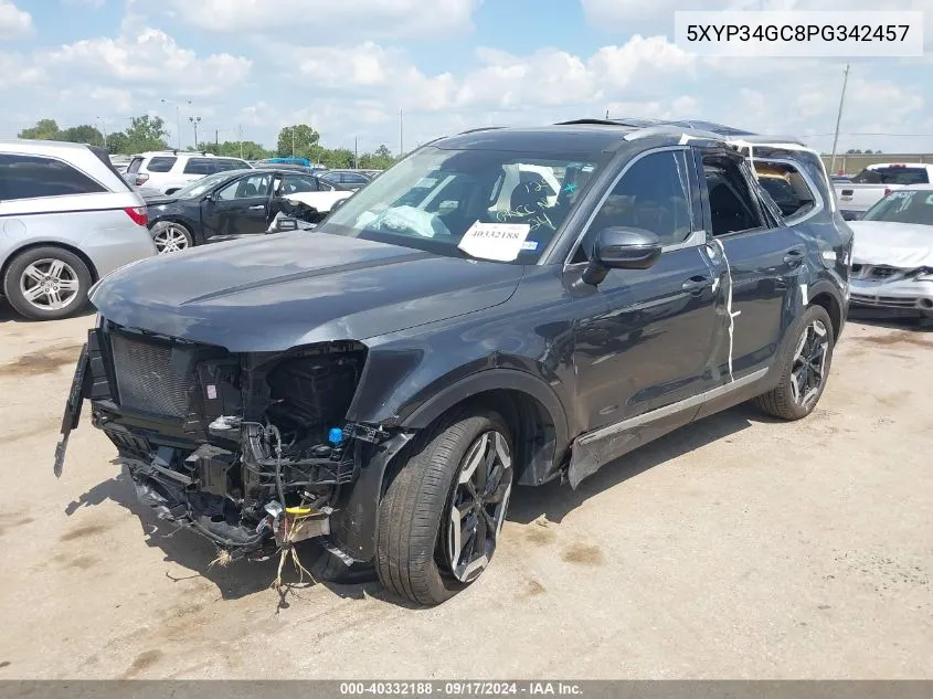 2023 Kia Telluride Ex VIN: 5XYP34GC8PG342457 Lot: 40332188