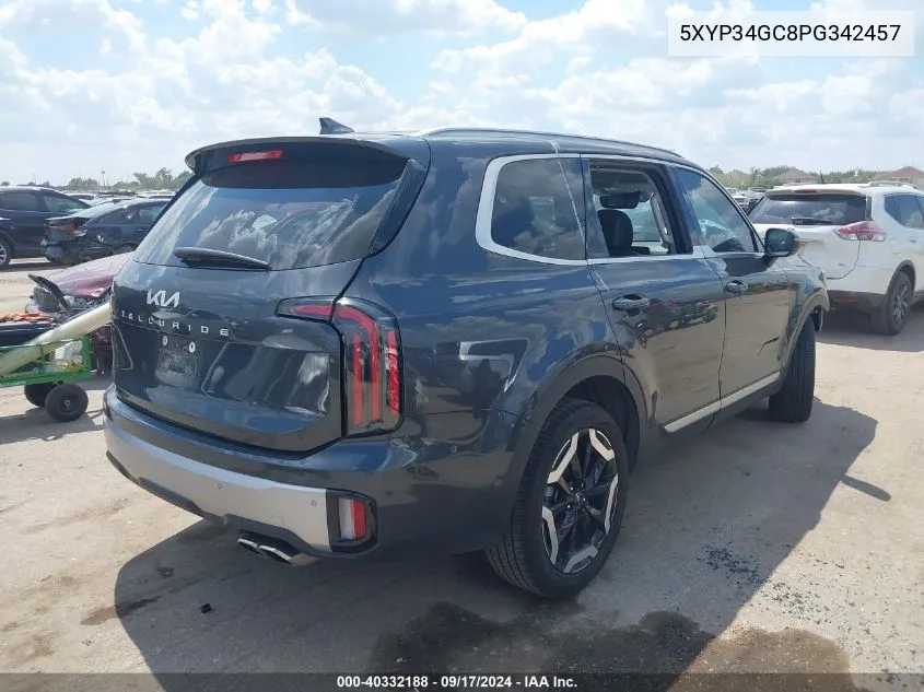 2023 Kia Telluride Ex VIN: 5XYP34GC8PG342457 Lot: 40332188