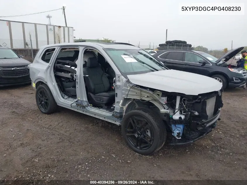 2023 Kia Telluride Ex X-Line VIN: 5XYP3DGC4PG408230 Lot: 40394256