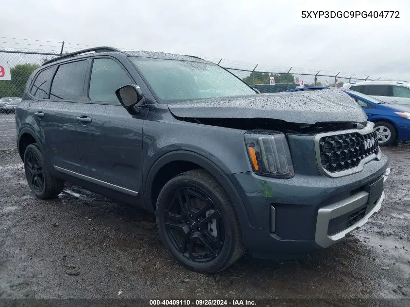 2023 Kia Telluride Ex X-Line VIN: 5XYP3DGC9PG404772 Lot: 40409110