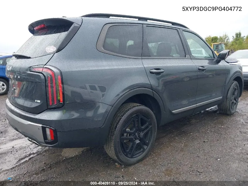 2023 Kia Telluride Ex X-Line VIN: 5XYP3DGC9PG404772 Lot: 40409110