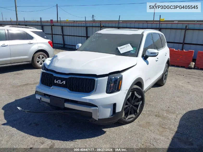 2023 Kia Telluride Ex VIN: 5XYP3DGC3PG405545 Lot: 40447177