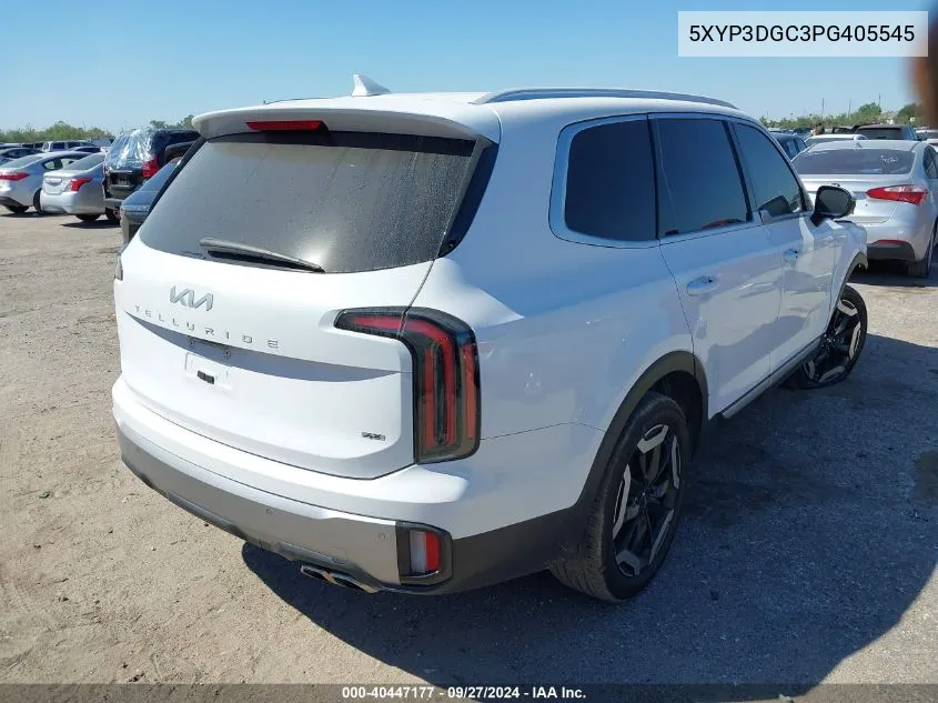 2023 Kia Telluride Ex VIN: 5XYP3DGC3PG405545 Lot: 40447177