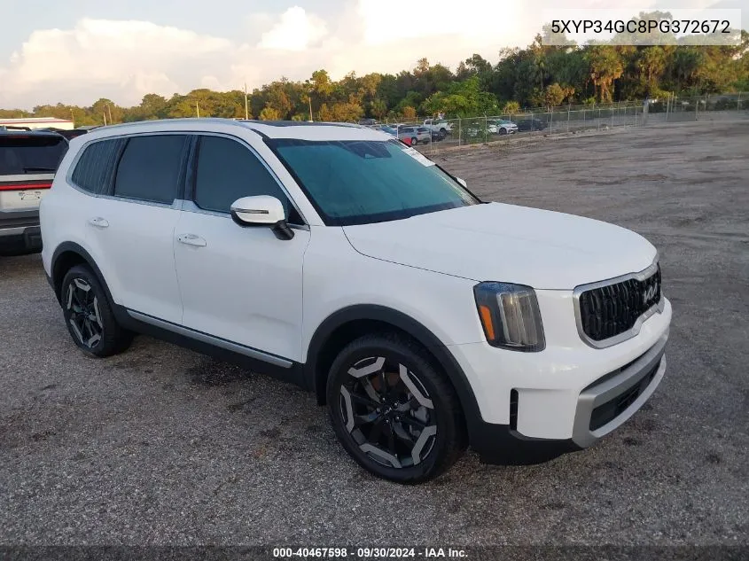 2023 Kia Telluride Ex VIN: 5XYP34GC8PG372672 Lot: 40467598