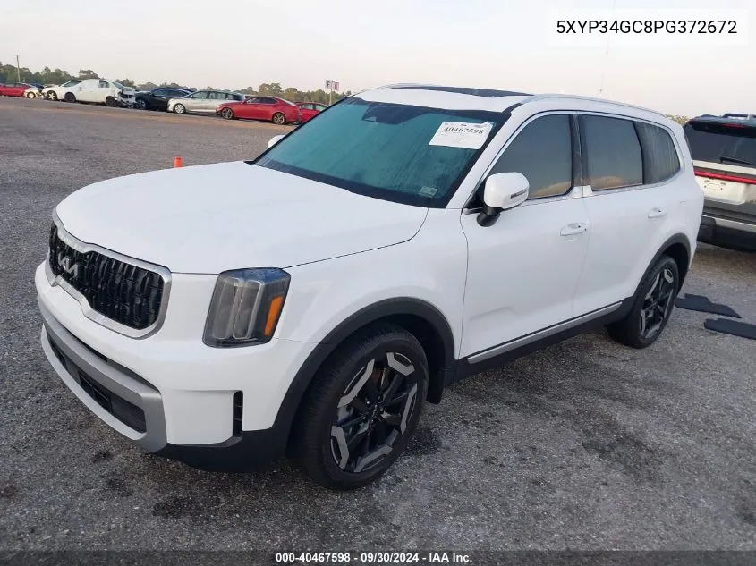 2023 Kia Telluride Ex VIN: 5XYP34GC8PG372672 Lot: 40467598