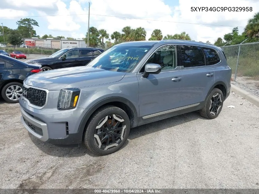 2023 Kia Telluride Ex VIN: 5XYP34GC9PG329958 Lot: 40479968