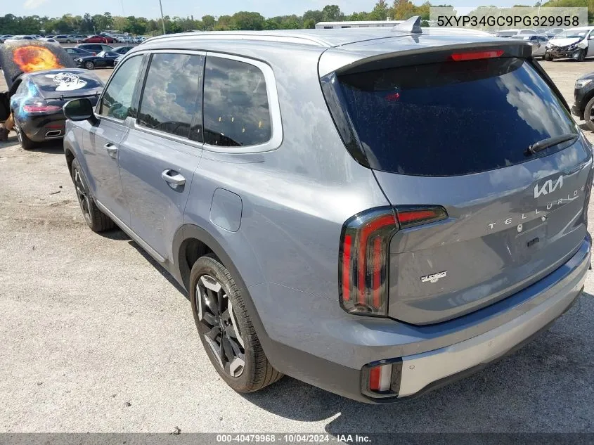 2023 Kia Telluride Ex VIN: 5XYP34GC9PG329958 Lot: 40479968