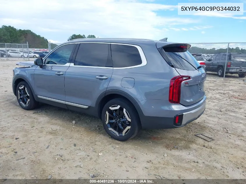 2023 Kia Telluride S VIN: 5XYP64GC9PG344032 Lot: 40491236