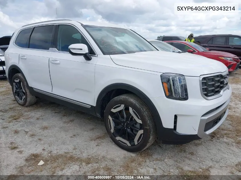 2023 Kia Telluride S VIN: 5XYP64GCXPG343214 Lot: 40500997