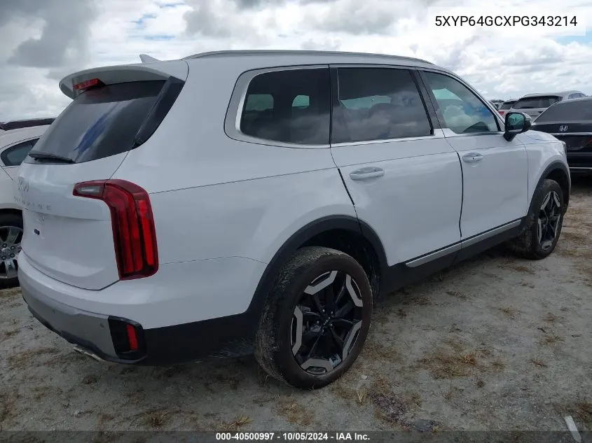 2023 Kia Telluride S VIN: 5XYP64GCXPG343214 Lot: 40500997