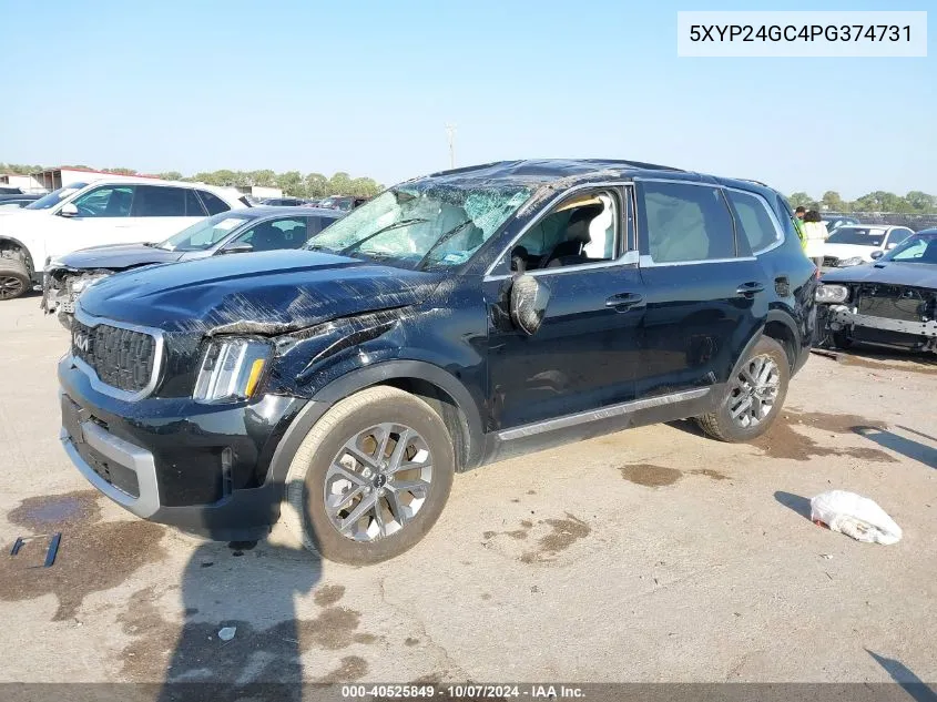 2023 Kia Telluride Lx VIN: 5XYP24GC4PG374731 Lot: 40525849