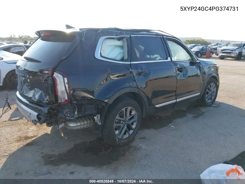 2023 Kia Telluride Lx VIN: 5XYP24GC4PG374731 Lot: 40525849