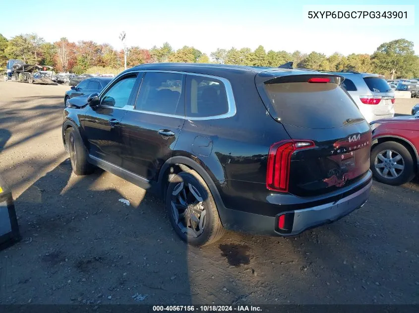 2023 Kia Telluride S VIN: 5XYP6DGC7PG343901 Lot: 40567156